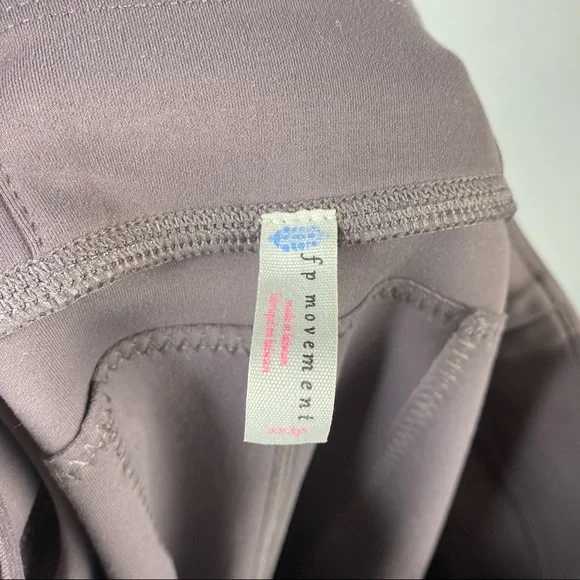 Free People Movement Purple Mauve Athletic Leggings Sz XS - Picture 3 of 5